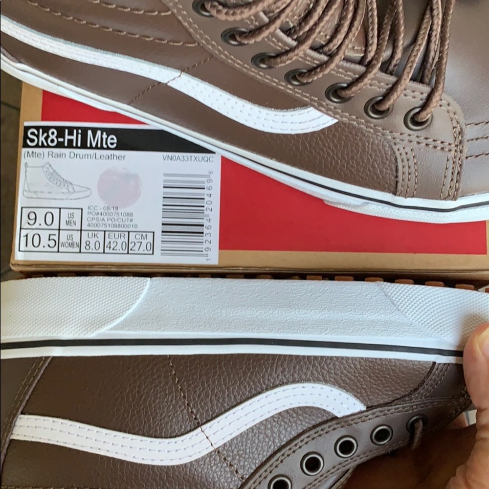 VANS SK8-Hi Mte Rain Drum/Leather men’s - Picture 12 of 16